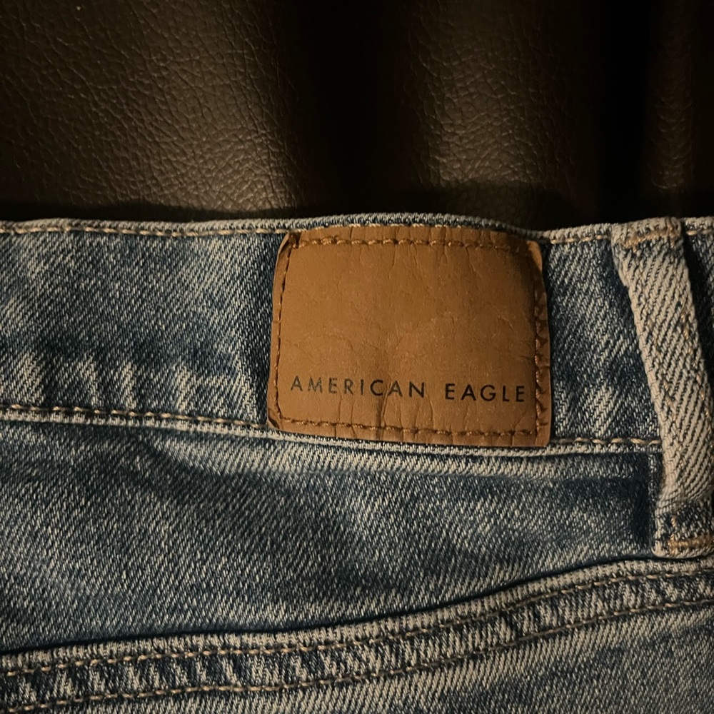 Distressed Blue Women's Jeans - Picture 3 of 4